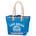 Natural Canvas Tote Beach Bag Cotton Eco Friendly Handbag Shopping Bag